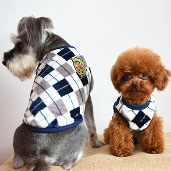 Winter Dog Clothes Coats Sweater High Quality Pet Cat Clothes British Diamond Lattice Flannel Casual Classic Vest
Winter Dog Clothes Coats Sweater High Quality Pet Cat Clothes British Diamond Lattice Flannel Casual Classic Vest