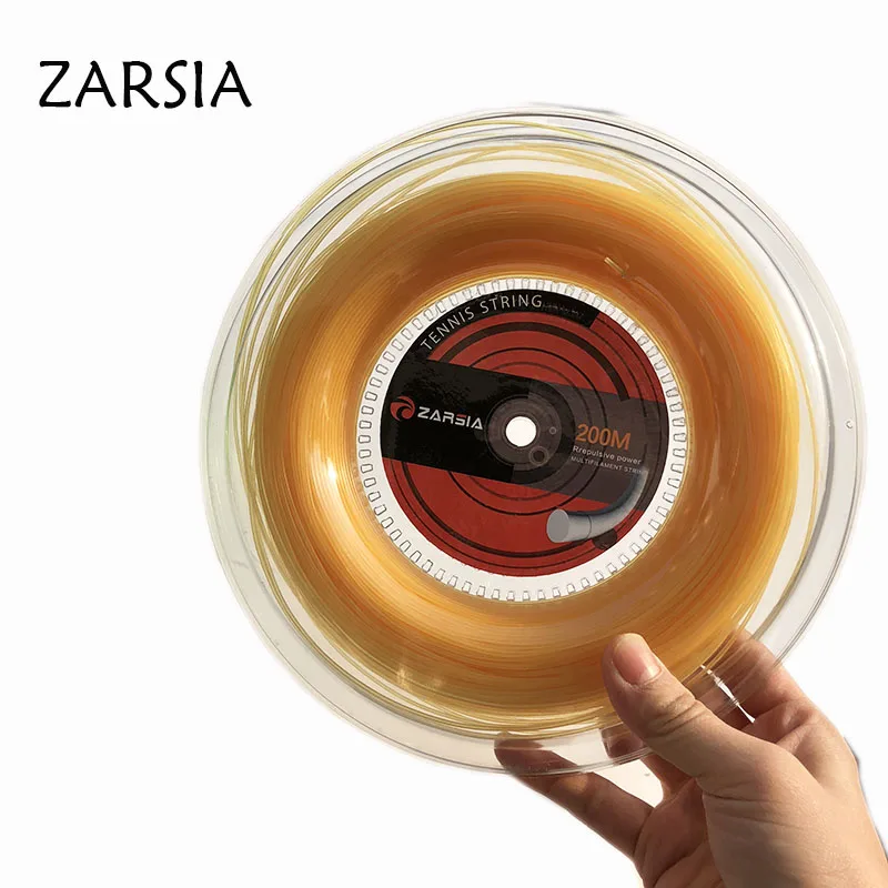 ZARSIA New training tennis string Elastic Nylon tennis rackets string soft comfortable tennis strings 1.30mm 200M 55-60LBS
ZARSIA New training tennis string Elastic Nylon tennis rackets string soft comfortable tennis strings 1.30mm 200M 55-60LBS