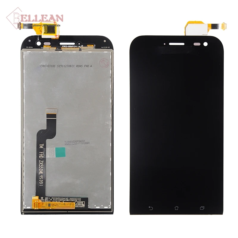 

New HH For Asus Zenfone Zoom LCD with Touch Screen Digitizer Assembly 5.5inch ZX551ML Display ZX 551 ML Screen Black/White+tools