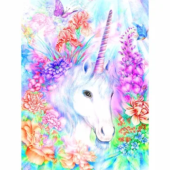 Diamond Painting Flower Unicorn Square/Round 5D Diamond embroidery Cross stitch Diamond Wall Painting Holiday gift
Diamond Painting Flower Unicorn Square/Round 5D Diamond embroidery Cross stitch Diamond Wall Painting Holiday gift