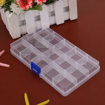 Plastic 15 Lattices Removable Jewelry Storage Box Craft Organizer Beads Multifunctional detachable 15 grid jewelry storage box
Plastic 15 Lattices Removable Jewelry Storage Box Craft Organizer Beads Multifunctional detachable 15 grid jewelry storage box