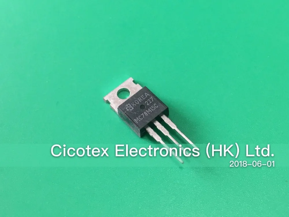 10pcs/lot MC78M15CT TO-220 MC 78M15 CT IC REG LINEAR 15V 500MA TO220AB MC78M15CTG
10pcs/lot MC78M15CT TO-220 MC 78M15 CT IC REG LINEAR 15V 500MA TO220AB MC78M15CTG