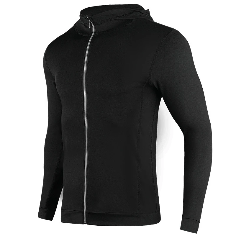 2019 Mens Trainning Exercise Jackets Long sleeves Hooded Tight Cycling Running Jacket Fitness Sports Coat with Reflective Zipper
2019 Mens Trainning Exercise Jackets Long sleeves Hooded Tight Cycling Running Jacket Fitness Sports Coat with Reflective Zipper