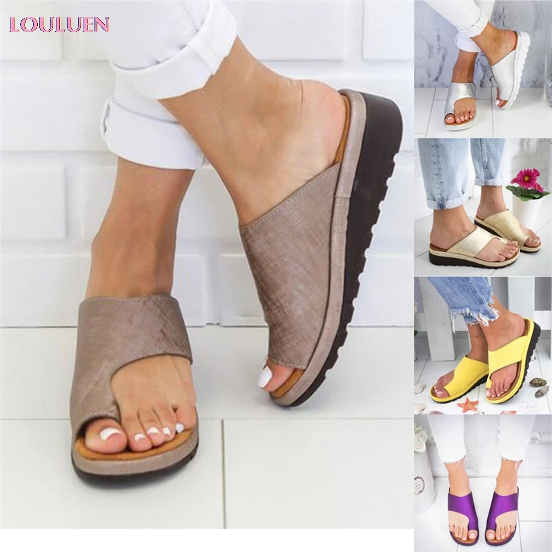 Women PU Leather Shoes Comfy Platform Flat Sole Ladies Casual Soft Big Toe Foot Correction Sandal Orthopedic Bunion Corrector #6
Women PU Leather Shoes Comfy Platform Flat Sole Ladies Casual Soft Big Toe Foot Correction Sandal Orthopedic Bunion Corrector #6