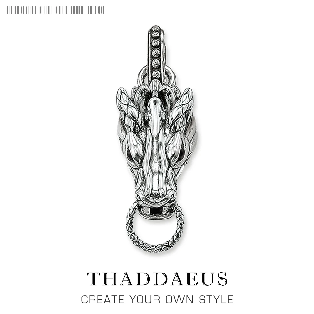 Dragon Head Punk Charms Carriers 925 Sterling Silver Heart Gift Fit TMS Necklace, Thomas Rebel TS Jewelry Gift For Men Women
Dragon Head Punk Charms Carriers 925 Sterling Silver Heart Gift Fit TMS Necklace, Thomas Rebel TS Jewelry Gift For Men Women