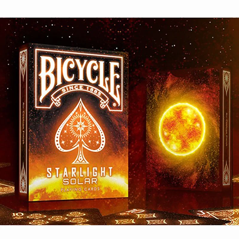 BICYCLE STARLIGHT SOLAR Playing Cards High Quality Playing Cards New Poker Cards for Magician Collection Card Game
BICYCLE STARLIGHT SOLAR Playing Cards High Quality Playing Cards New Poker Cards for Magician Collection Card Game