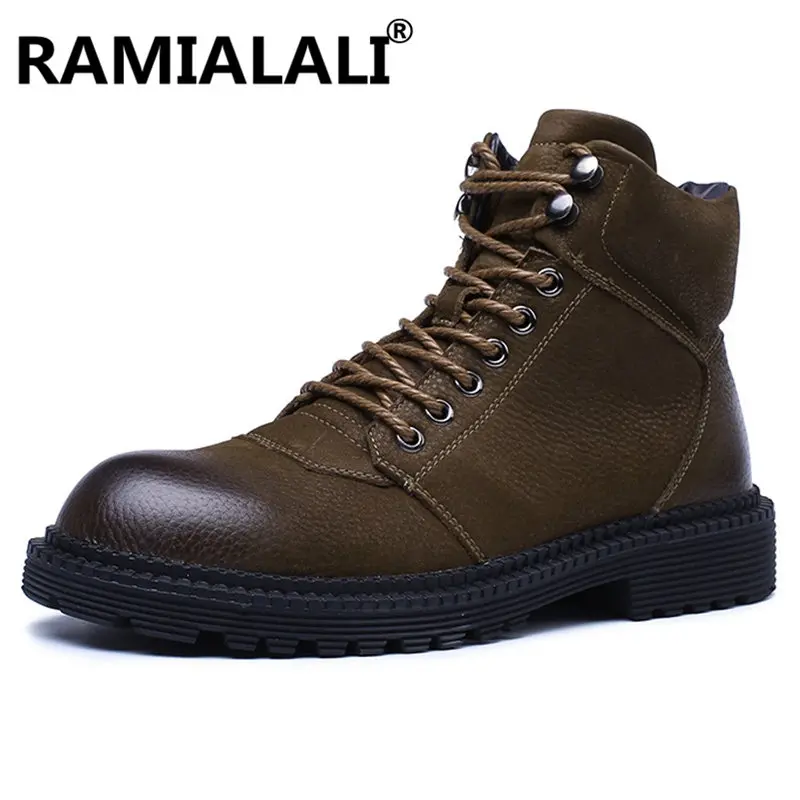 New Genuine Leather Men Boots Fashion Man Winter Snow Boots Keep Warm Boots Plush Ankle Snow Work Shoes Men's Snow Boot
New Genuine Leather Men Boots Fashion Man Winter Snow Boots Keep Warm Boots Plush Ankle Snow Work Shoes Men's Snow Boot