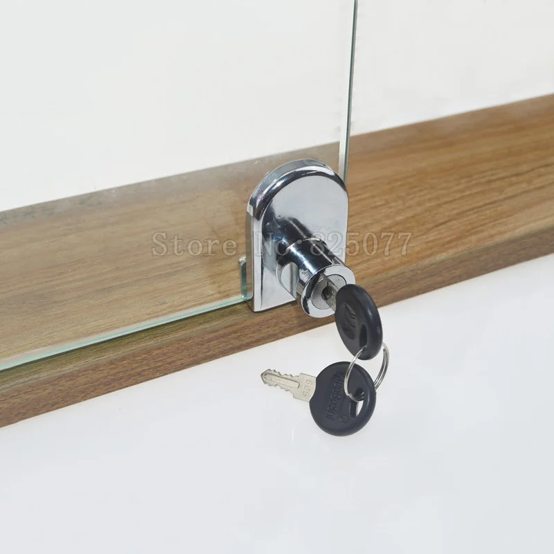 1PCS Single Double Glass Cabinet Door Lock Showcase Display Locking With 2 Keys For 5-8MM Glass JF1525
1PCS Single Double Glass Cabinet Door Lock Showcase Display Locking With 2 Keys For 5-8MM Glass JF1525