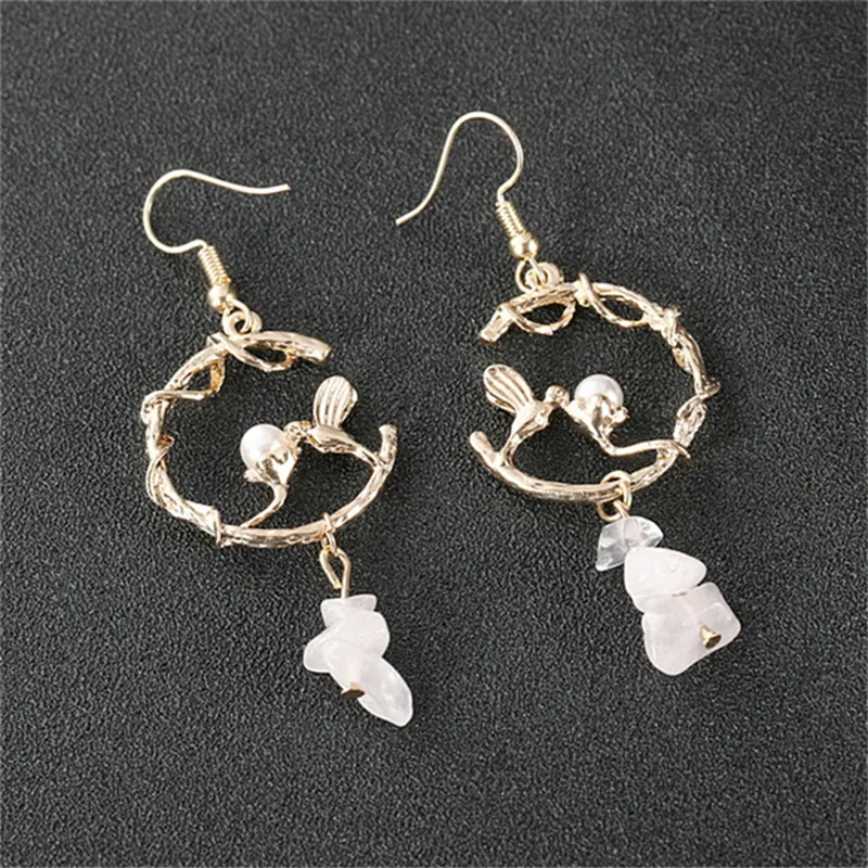 Korean Personality Birds Flowers Imitation Pearl Earrings for Women Vintage Cute Animal Bird Stud Earrings Jewelry Wholesale
Korean Personality Birds Flowers Imitation Pearl Earrings for Women Vintage Cute Animal Bird Stud Earrings Jewelry Wholesale