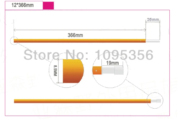 One piece 11 Sections Aluminium Alloy Tent Pole 3.33M x 8.5MM Replacement Tent Pole
One piece 11 Sections Aluminium Alloy Tent Pole 3.33M x 8.5MM Replacement Tent Pole