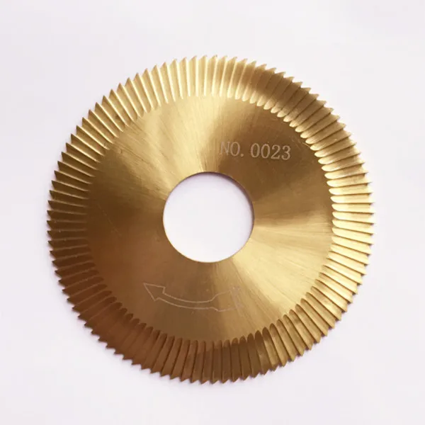 HSS key slotting cutter 0023 side & face milling cutter 100 Teeth 80-1.4-22 replace WENXING 100G 202A 100G2 key machines parts
HSS key slotting cutter 0023 side & face milling cutter 100 Teeth 80-1.4-22 replace WENXING 100G 202A 100G2 key machines parts