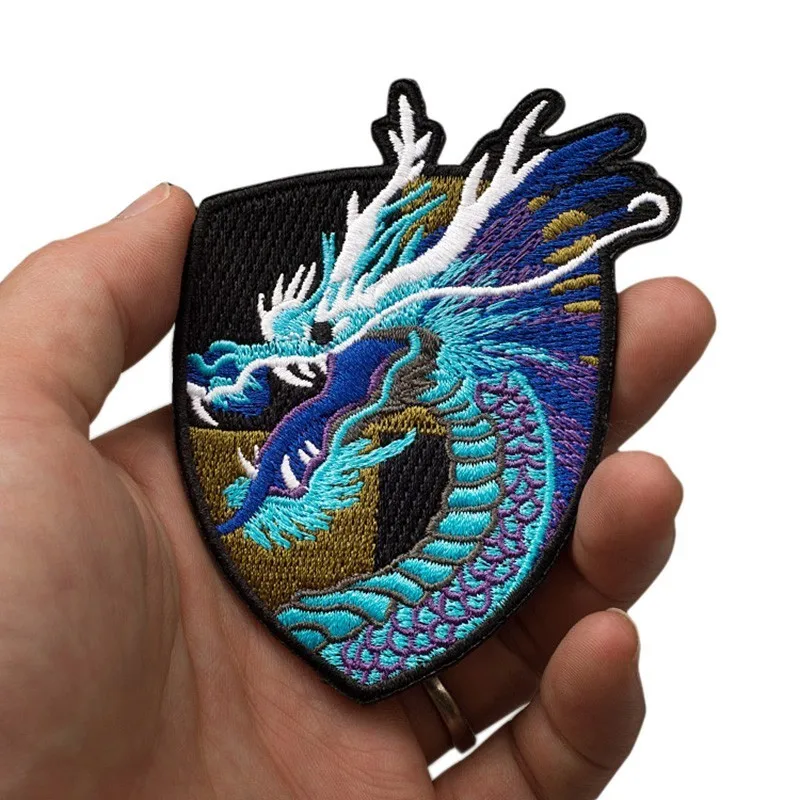 Chinese Dragon Iron On Patches For Clothes Embroidery Applique Badge Stripe Fabric Stickers Animal Sewing Military Patch T Shirt
Chinese Dragon Iron On Patches For Clothes Embroidery Applique Badge Stripe Fabric Stickers Animal Sewing Military Patch T Shirt