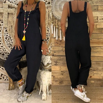 HOT New Women Casual Loose Sleeveless Jumpsuit Dungarees Playsuit Trousers Summer Overalls Fashion
HOT New Women Casual Loose Sleeveless Jumpsuit Dungarees Playsuit Trousers Summer Overalls Fashion