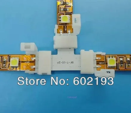 8mm width, 2PIN, "T" type solderless led connector, used in led strip light 3528 single color
8mm width, 2PIN, "T" type solderless led connector, used in led strip light 3528 single color