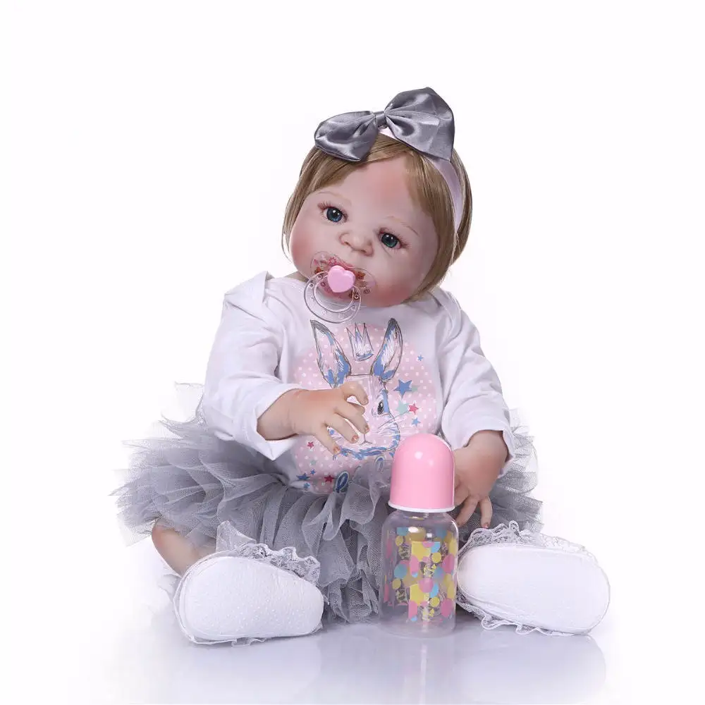 New style lol Bebely reborn princess baby Full Vinyl Reborn Baby Doll Toys Lifelike Birthday Xmas gifts 22inch girl toys
New style lol Bebely reborn princess baby Full Vinyl Reborn Baby Doll Toys Lifelike Birthday Xmas gifts 22inch girl toys