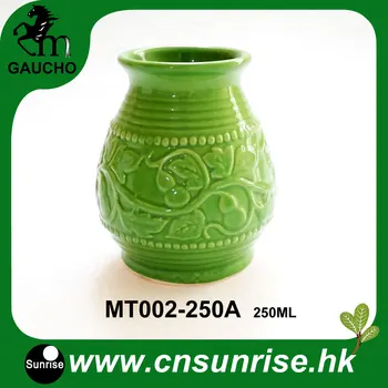 120pcs/lot Paraguay Ceramic Mate Cups Yerba Mate Calabash Gourds With Emboss Calabash Pattern Drinkware Hot Sale MT002-250A
120pcs/lot Paraguay Ceramic Mate Cups Yerba Mate Calabash Gourds With Emboss Calabash Pattern Drinkware Hot Sale MT002-250A