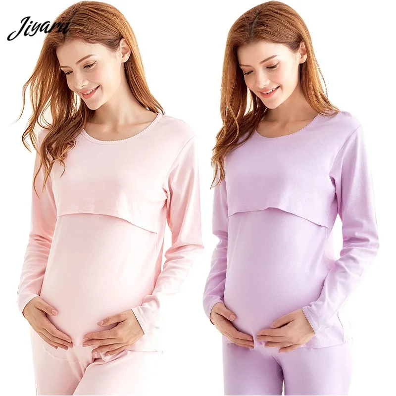 Nursing Pajamas Set for Pregnant Women Maternity Nightgown Cotton Maternity Sleepwear Breastfeeding Sleepwear for Pregnant Woman
Nursing Pajamas Set for Pregnant Women Maternity Nightgown Cotton Maternity Sleepwear Breastfeeding Sleepwear for Pregnant Woman