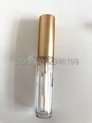 Empty Mascara Tube 3.5ml Gold Cover Eyeliner Tube Empty Lipgloss Tube Cosmetic Container little Eyeliner Packaging 2.5ml (3)