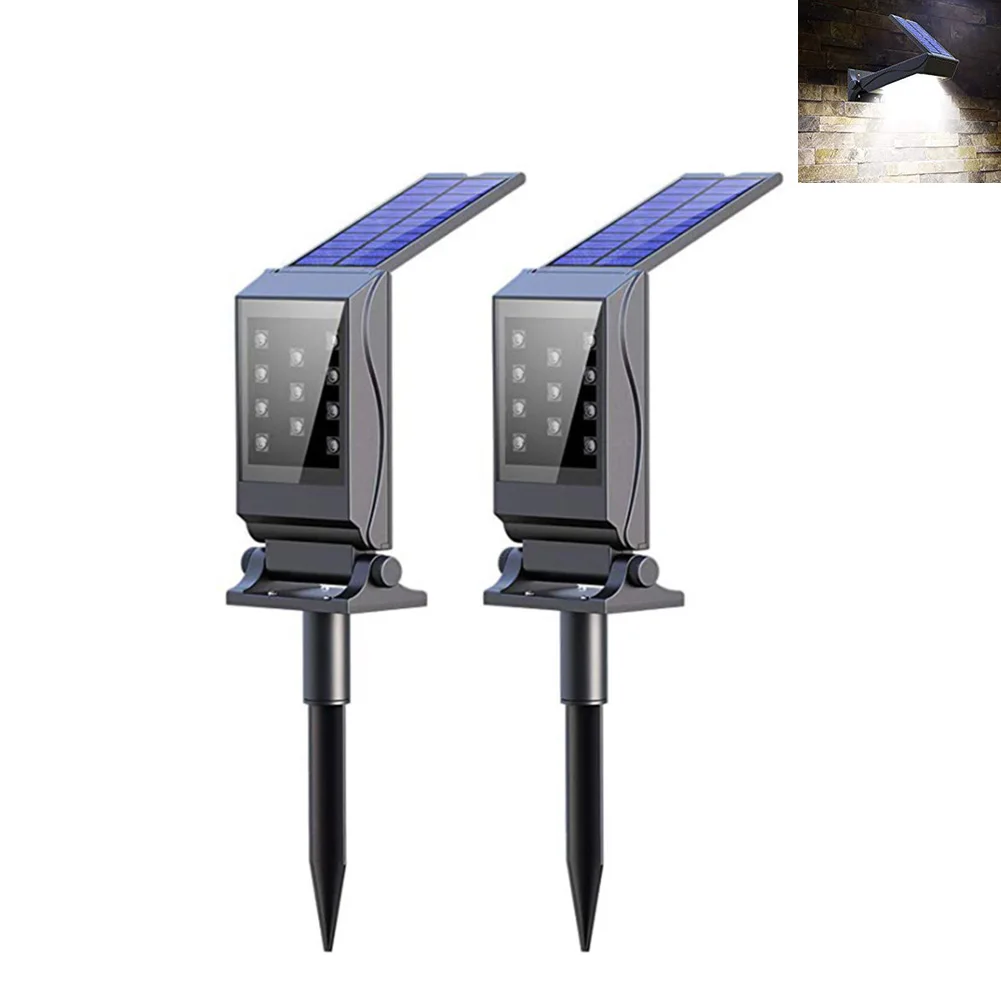 2 Pcs No Wiring Night In-Ground Driveway Outdoor Solar Spotlight Wall Waterproof Yard 11 LED Home Decor Patio Auto On
2 Pcs No Wiring Night In-Ground Driveway Outdoor Solar Spotlight Wall Waterproof Yard 11 LED Home Decor Patio Auto On