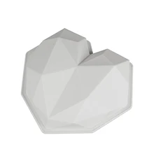 3D Алмазная любовь сердце силиконовая форма формы для выпечки