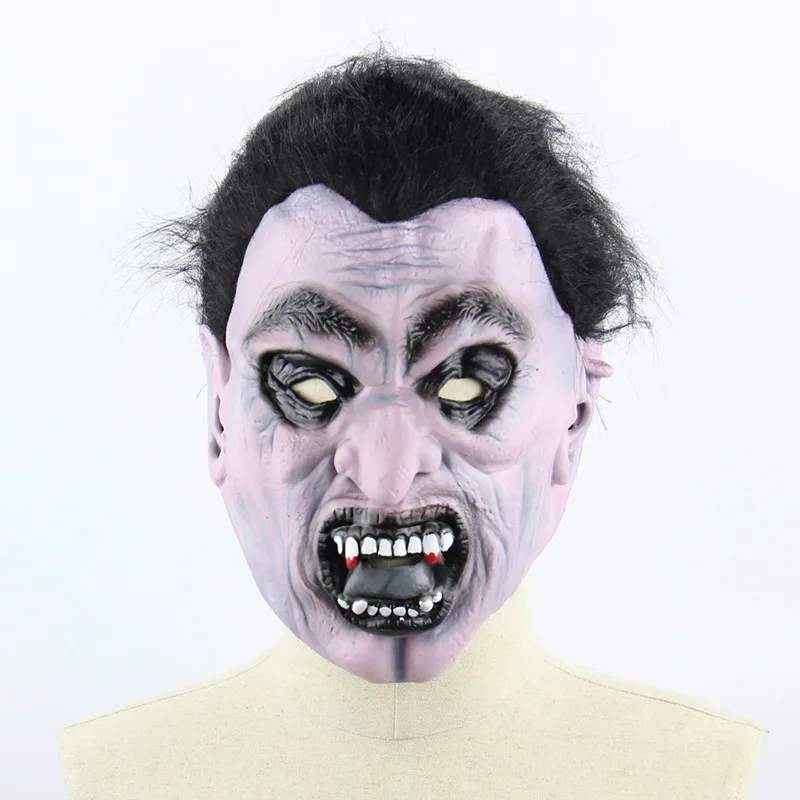 

1PCS Halloween Scary Masks Vampire Latex Full Face Mask Halloween Masquerade Mascara Terror Cosplay Party Props
