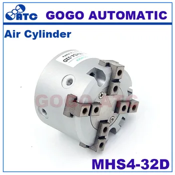 GOGO High quality double acting pneumatic gripper MHS4-32D bore 32mm SMC type Parallel Style Air Gripper 4-Finger Type cylinder 
GOGO High quality double acting pneumatic gripper MHS4-32D bore 32mm SMC type Parallel Style Air Gripper 4-Finger Type cylinder