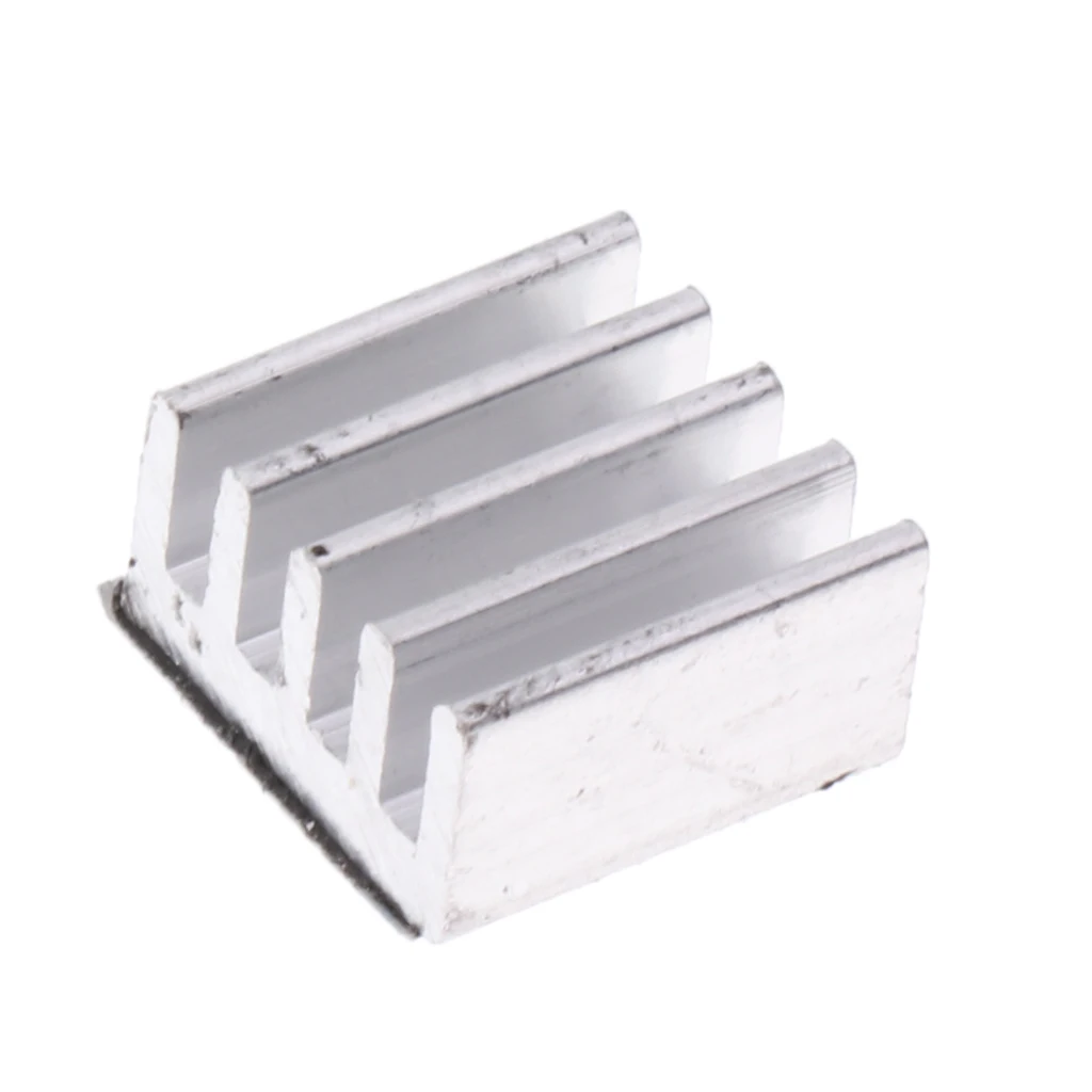 New Arrival High Quality 50Pcs Mini Aluminum Heat Sink Cooling Fin For LED Power Chip 8.8x8.8x5mm Fans & Cooling