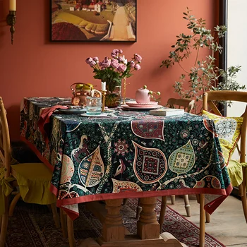 Ruo Fu san cotton floral linen tablecloth round homwarming gift round vintage rectangular table linens cover cloth wedding
Ruo Fu san cotton floral linen tablecloth round homwarming gift round vintage rectangular table linens cover cloth wedding