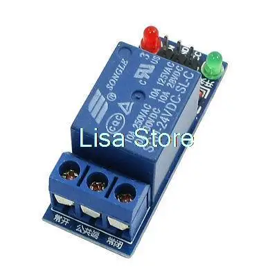 

DC24V 10A 1 Channel Low Level Power Supply Relay Module SRD-24VDC-SL-C