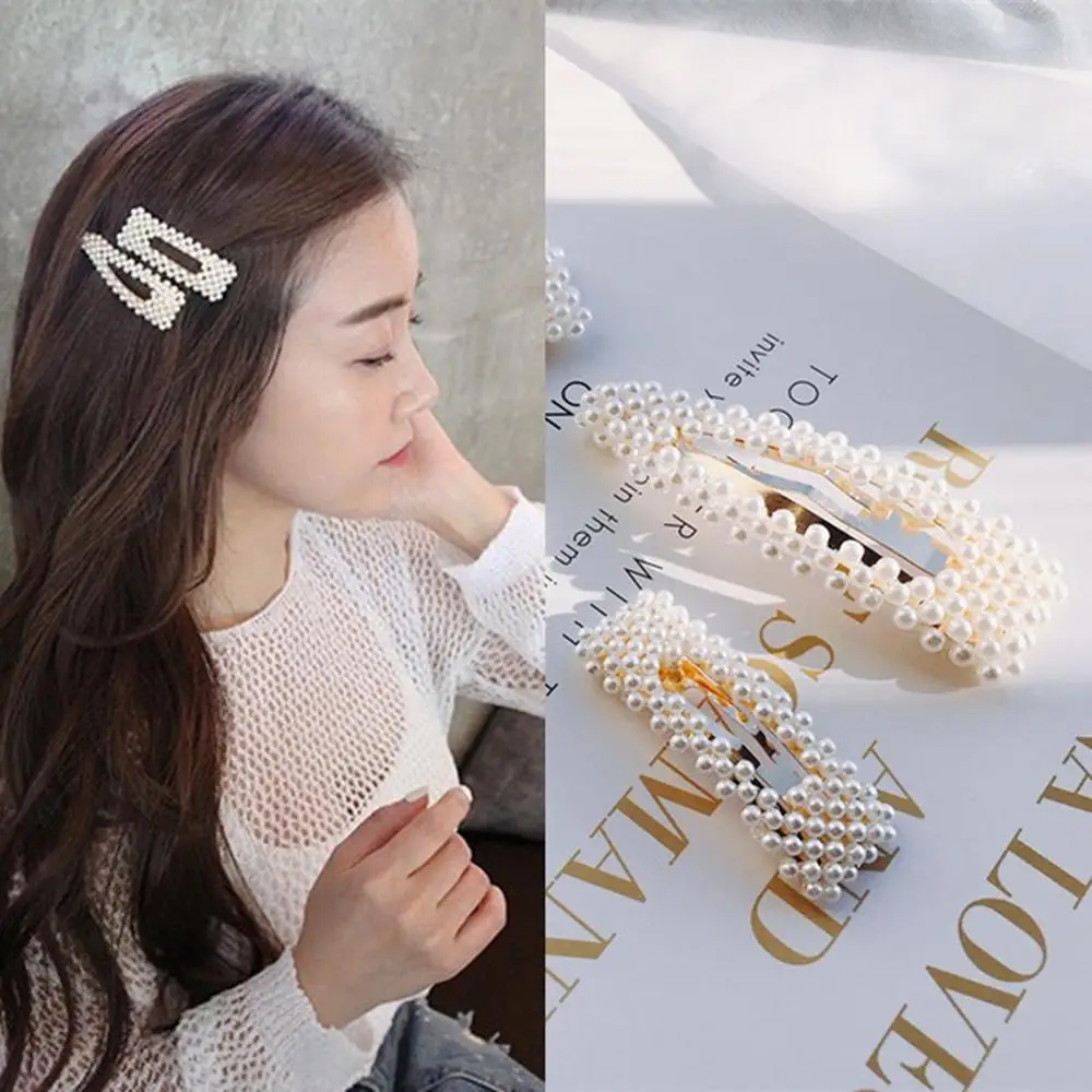 2019 New Fashion Women Pearl Hair Clip Snap Hair Barrette Stick Hairpin Hair Styling Accessories For Women Girls Dropshipping
2019 New Fashion Women Pearl Hair Clip Snap Hair Barrette Stick Hairpin Hair Styling Accessories For Women Girls Dropshipping