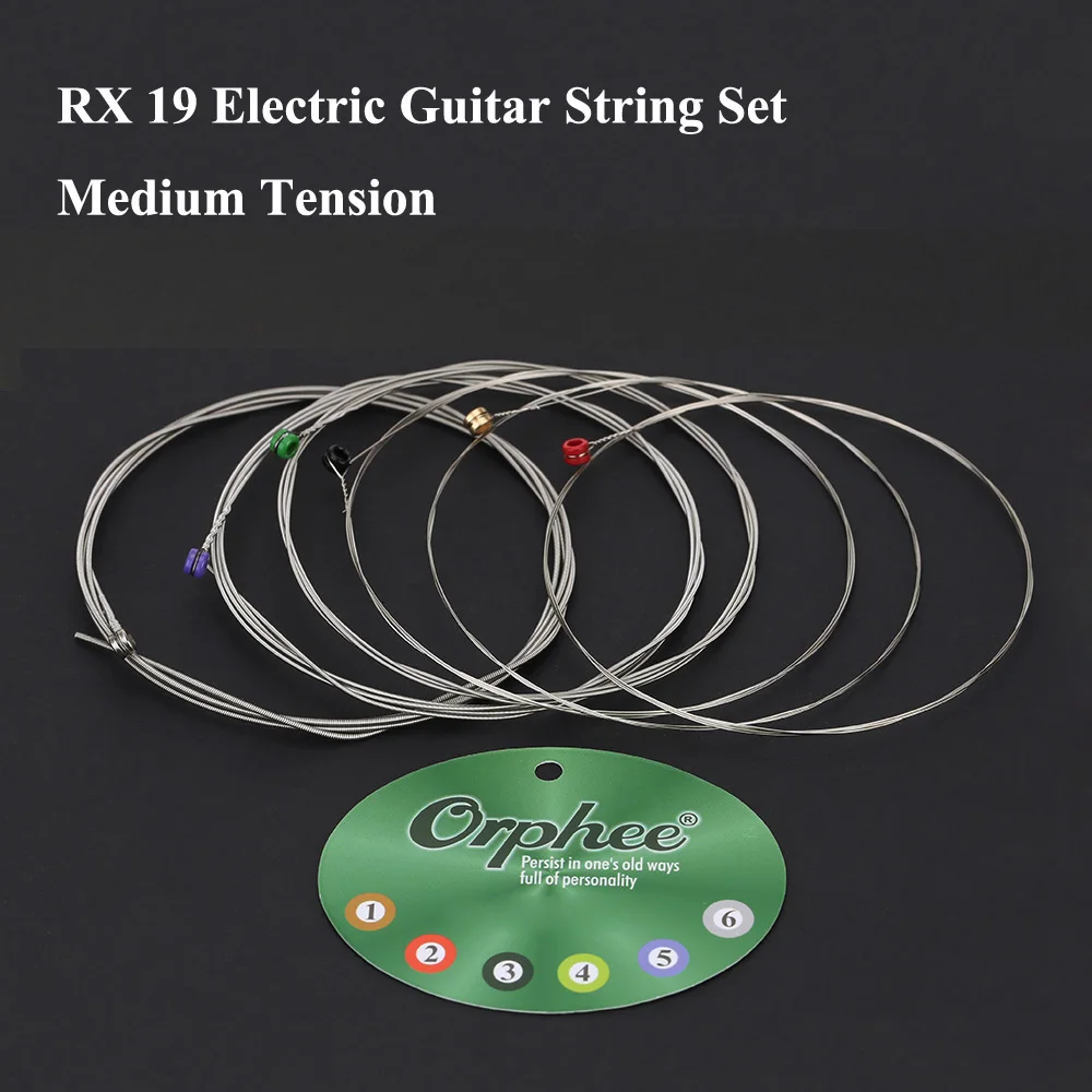 Orphee 6pcs Guitar String Set Nickel Alloy Medium Tension for Electric Guitar Acoustic Guitar Parts & Accessories
Orphee 6pcs Guitar String Set Nickel Alloy Medium Tension for Electric Guitar Acoustic Guitar Parts & Accessories