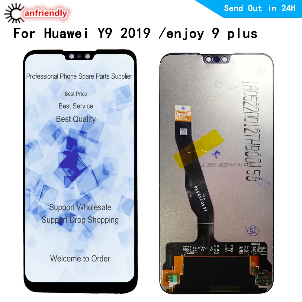 6.5" For Huawei enjoy 9 plus enjoy9 plus Y9 2019 JKM-LX1 LX2 LX3 JKM-AL00 TL00 LCD Display Touch panel Screen Digitizer Assembly
6.5" For Huawei enjoy 9 plus enjoy9 plus Y9 2019 JKM-LX1 LX2 LX3 JKM-AL00 TL00 LCD Display Touch panel Screen Digitizer Assembly