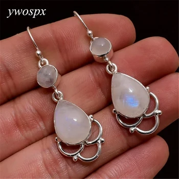 YWOSPX Elegant Imitation Moonstone Brincos Silver Color Dangle Earrings for Women Jewelry Wedding Statement Earrings Gifts Y30
YWOSPX Elegant Imitation Moonstone Brincos Silver Color Dangle Earrings for Women Jewelry Wedding Statement Earrings Gifts Y30