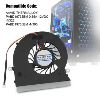 New 4pin Connector DC12V 0.65A CPU Cooling Fan For MSI GT62VR series MS-16L1 MS-16L2
New 4pin Connector DC12V 0.65A CPU Cooling Fan For MSI GT62VR series MS-16L1 MS-16L2