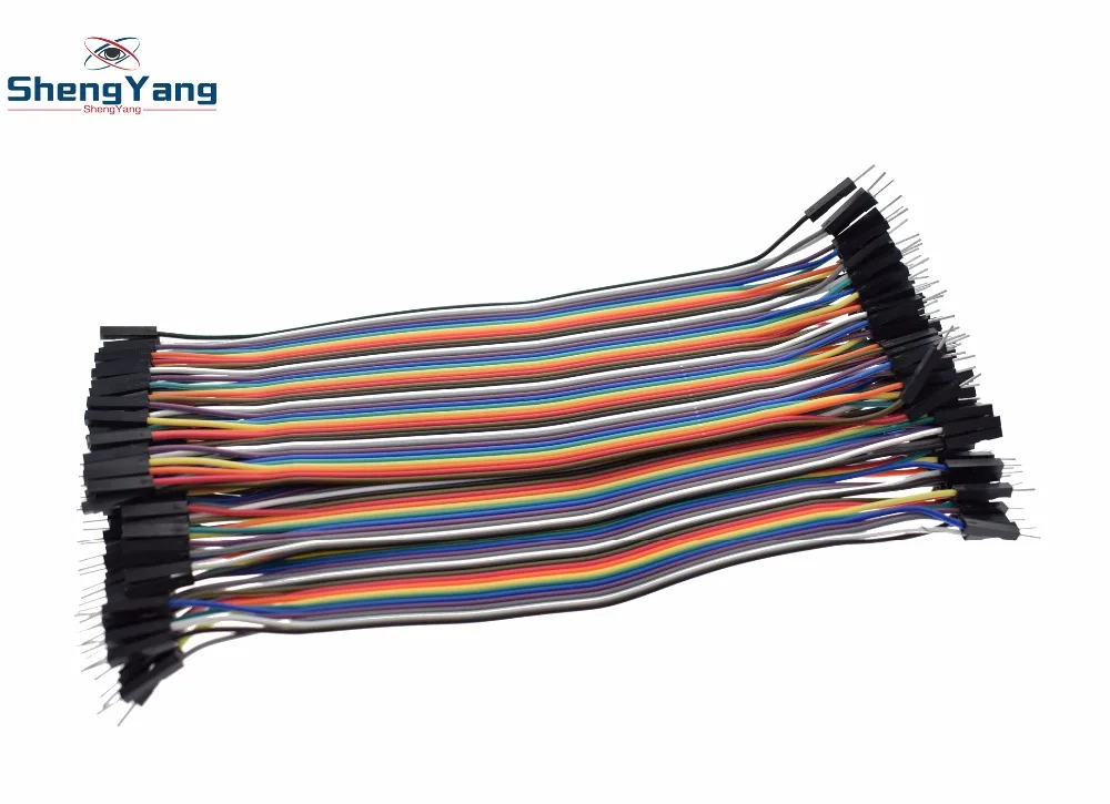 40pcs ShengYang Dupont Cable line 1P-1P 2.54mm Male to Male , Male to Female , Female to Female 20cm For Arduino
40pcs ShengYang Dupont Cable line 1P-1P 2.54mm Male to Male , Male to Female , Female to Female 20cm For Arduino