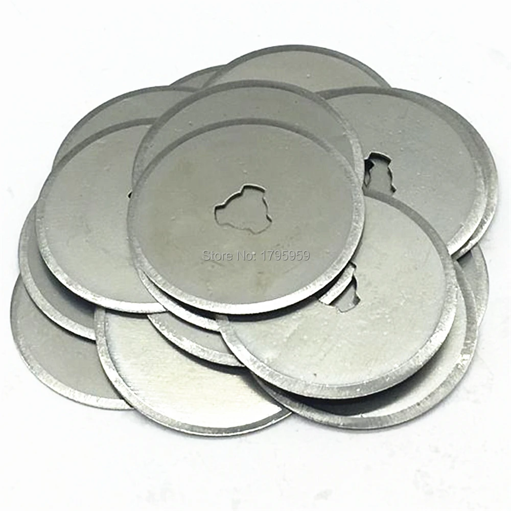 20pcs/Lot 45mm Rotary Cutter Refill Blade Sewing Quilting Photos Fabric Cutting Tools 45mmx8mmx0.3mm
20pcs/Lot 45mm Rotary Cutter Refill Blade Sewing Quilting Photos Fabric Cutting Tools 45mmx8mmx0.3mm