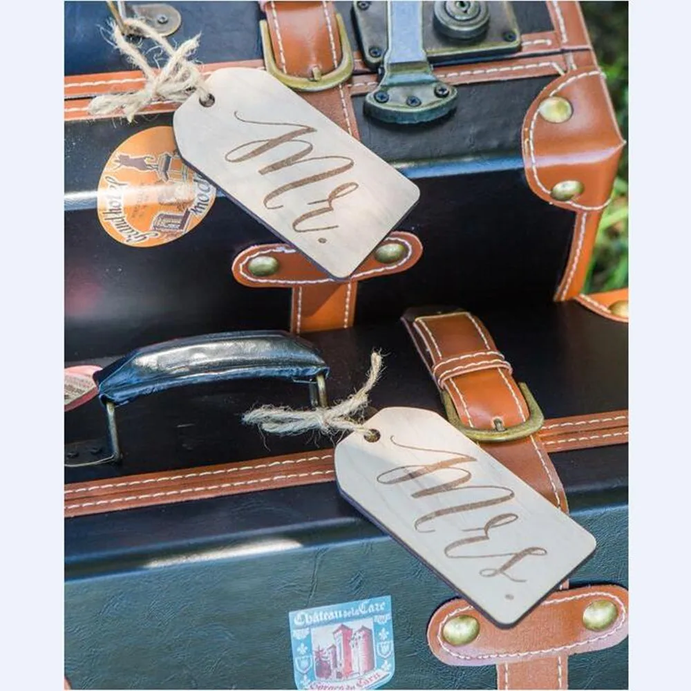 Wooden Wedding Luggage Tag Wood Wedding Favor Tag Mr and Mrs Bride and Groom Wooden Luggage Tag Favor Supplies
Wooden Wedding Luggage Tag Wood Wedding Favor Tag Mr and Mrs Bride and Groom Wooden Luggage Tag Favor Supplies