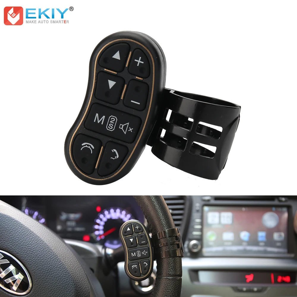 EKIY Car DVD Universal Steering Wheel Control Key Wireless Remote Control For All Car Navigation Steering Control
EKIY Car DVD Universal Steering Wheel Control Key Wireless Remote Control For All Car Navigation Steering Control