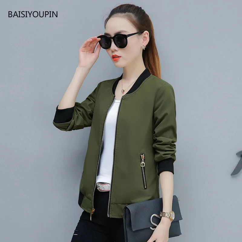 Spring Autumn Wear on Both Sides Jacket Women Causal Zipper Baseball Uniform Bomber Jacket Long Sleeve Wide-Waisted Coat Outwear
Spring Autumn Wear on Both Sides Jacket Women Causal Zipper Baseball Uniform Bomber Jacket Long Sleeve Wide-Waisted Coat Outwear