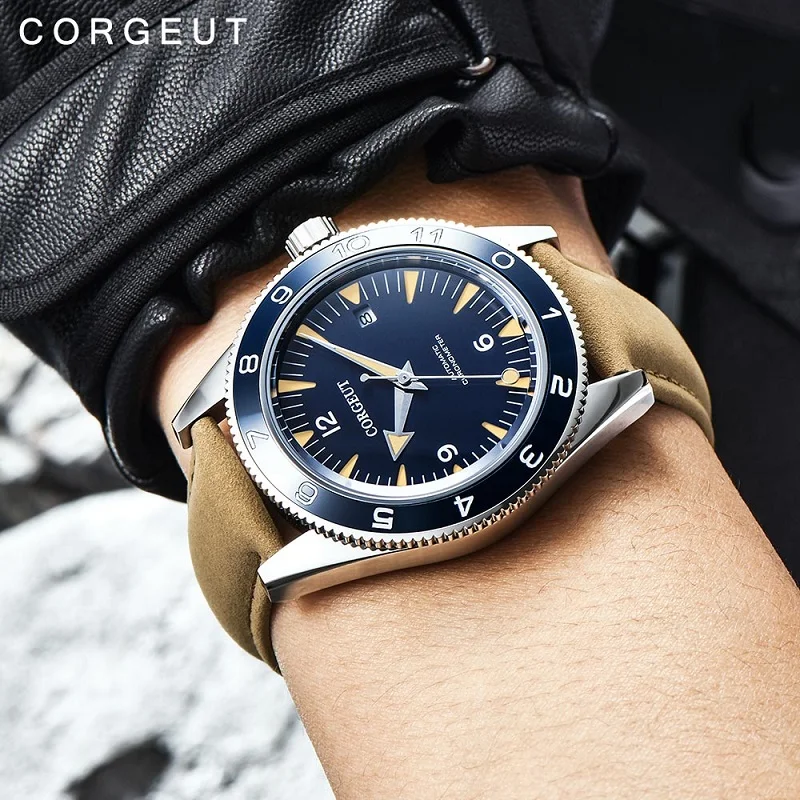 Corgeut Luxury Brand Seepferdchen Military Mechanical Watch Men Automatic Sport WristWatch seamaster 41MM James Bond 007 
Corgeut Luxury Brand Seepferdchen Military Mechanical Watch Men Automatic Sport WristWatch seamaster 41MM James Bond 007