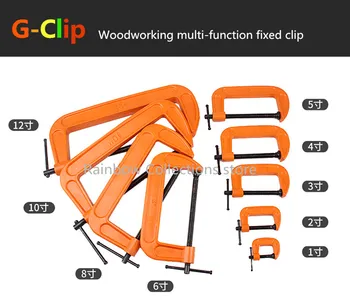 10/12inch Clamping range250/290mm G-Clip Woodworking multi-function fixed clip Fixture Powerful quick clip reinforced body
10/12inch Clamping range250/290mm G-Clip Woodworking multi-function fixed clip Fixture Powerful quick clip reinforced body
