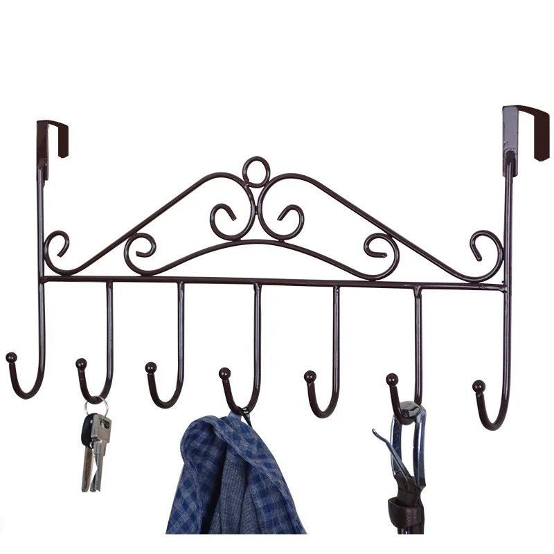 Creative 7 Hooks Wrought Iron Door Hook No Trace Hooks Kitchen Power Hanger Hook Clothes Wall Hanging Nail-Free Clothes Hanging
Creative 7 Hooks Wrought Iron Door Hook No Trace Hooks Kitchen Power Hanger Hook Clothes Wall Hanging Nail-Free Clothes Hanging