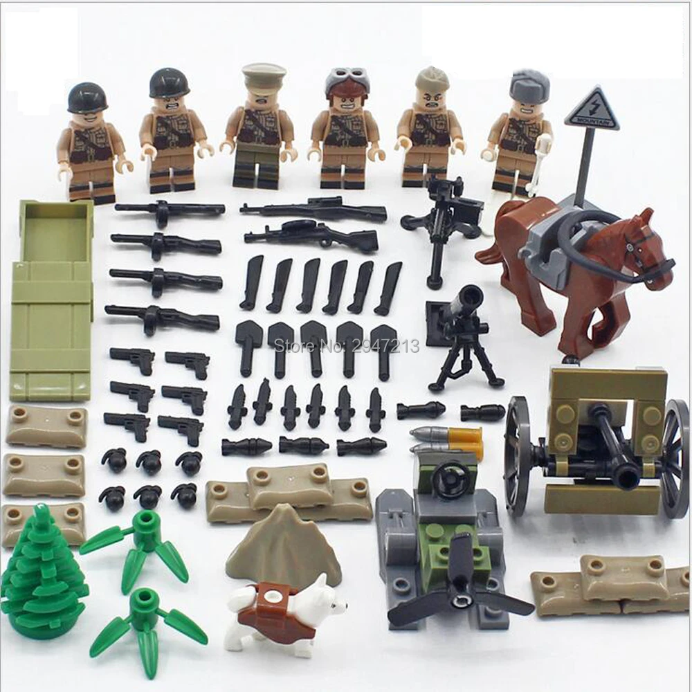 hot LegoINGlys military World War II Germany army Eastern line war Building Blocks mini artillery figures weapon brick toys gift
hot LegoINGlys military World War II Germany army Eastern line war Building Blocks mini artillery figures weapon brick toys gift