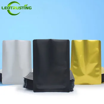 Leotrusting 100pcs Open Top Matt White/Black/Gold Aluminum Foil Bag Mask Herbal Medicine Packaging Bag Heat Sealing Vacuum Bag
Leotrusting 100pcs Open Top Matt White/Black/Gold Aluminum Foil Bag Mask Herbal Medicine Packaging Bag Heat Sealing Vacuum Bag