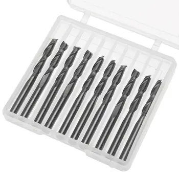 Drillpro 10Pcs 1/8 inch 17mm Carbide Flat Nose End Mill CNC Router Bits Double Flute Spiral
Drillpro 10Pcs 1/8 inch 17mm Carbide Flat Nose End Mill CNC Router Bits Double Flute Spiral