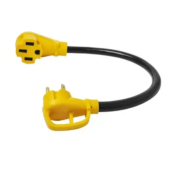 VODOOL 60cm 30A Male To 50A Female Marine RV Yacht Electrical Converter Cable Adapter 125V Waterproof Extension Cable Cord Line
VODOOL 60cm 30A Male To 50A Female Marine RV Yacht Electrical Converter Cable Adapter 125V Waterproof Extension Cable Cord Line