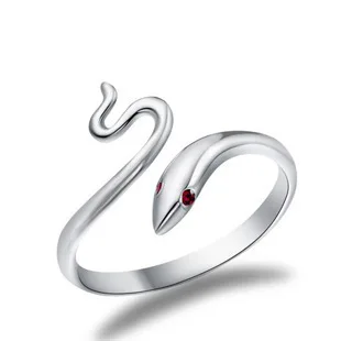 New Arrival 925 Sterling Silver Snake Rings for Women Jewelry Fashion Open Adjustable Finger Ring Free Shipping
New Arrival 925 Sterling Silver Snake Rings for Women Jewelry Fashion Open Adjustable Finger Ring Free Shipping