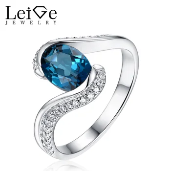 Leige Jewelry Silver London Blue Topaz Ring Fine Jewelry Oval Cut Bezel Setting Anniversary Rings for Women Christmas Gift
Leige Jewelry Silver London Blue Topaz Ring Fine Jewelry Oval Cut Bezel Setting Anniversary Rings for Women Christmas Gift