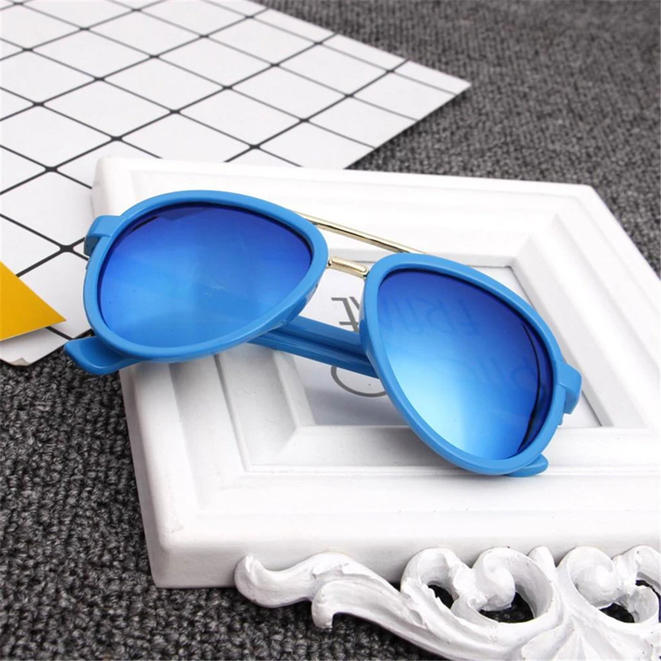 Vintage Pilot Boy Girls Kids Sunglasses Brand Designer Children Sun Glasses Oculos De Sol Gafas Lunette De Solei (9)
