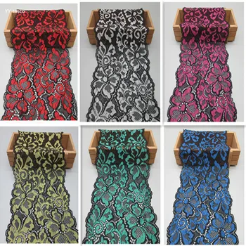 10 Yards stretch elastic lace ribbon 18CM wide white lace trimmings for sewing accessories nigerian african lace fabric Wedding
10 Yards stretch elastic lace ribbon 18CM wide white lace trimmings for sewing accessories nigerian african lace fabric Wedding